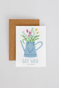 get well soon plantable greeting card, best plantable gifts for sick love ones