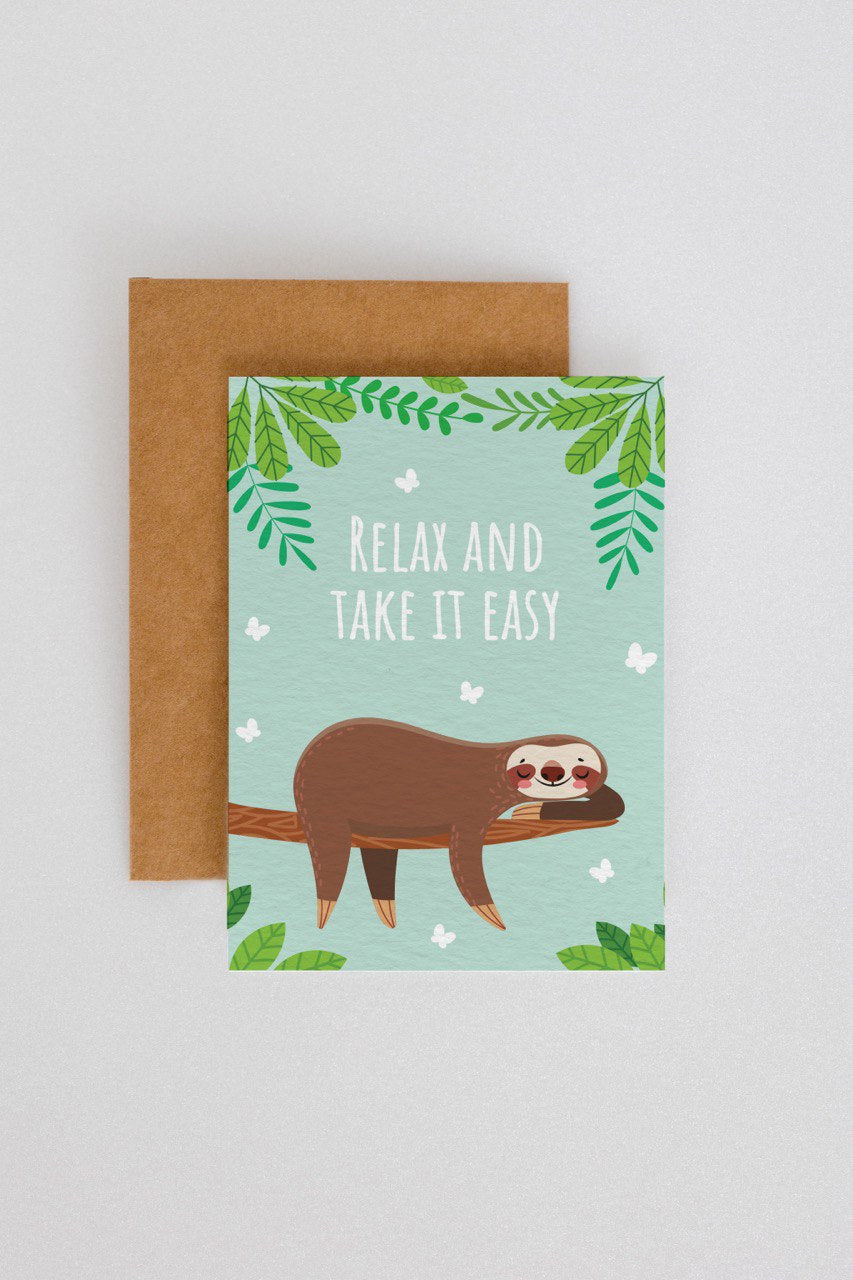 Relax - Plantable Greeting card