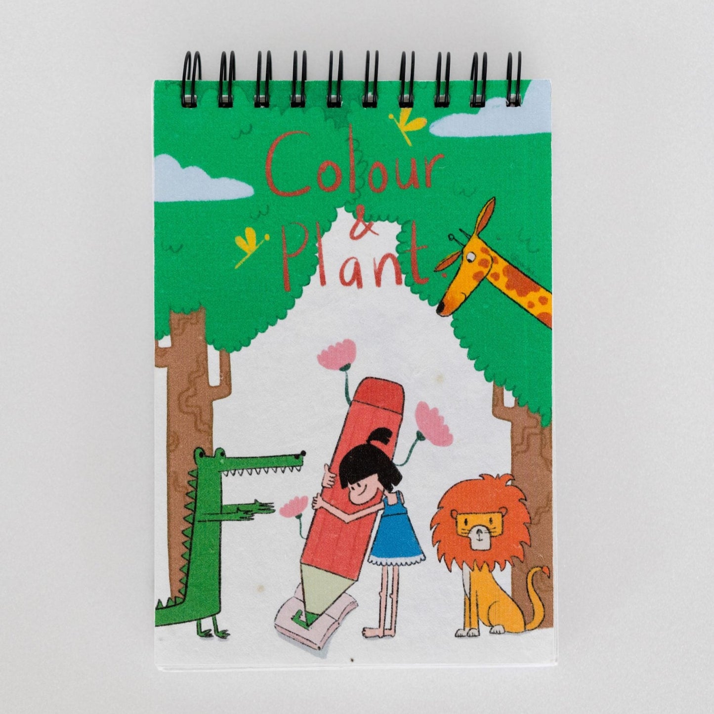 plantable colouring book for kids of colour & plant eco-friendly colouring gift set plantable gifts