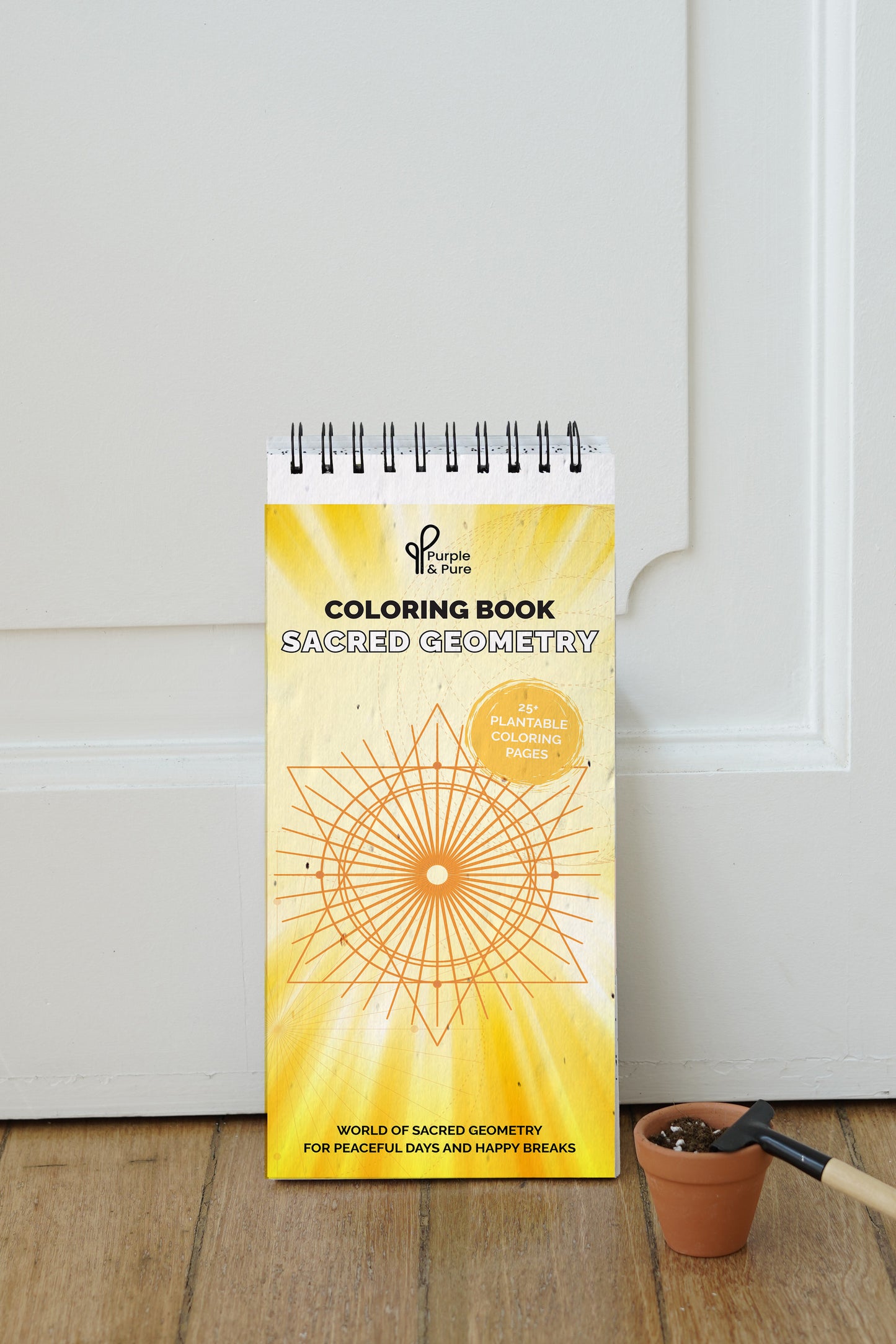 Sacred Geometry Plantable Coloring Book