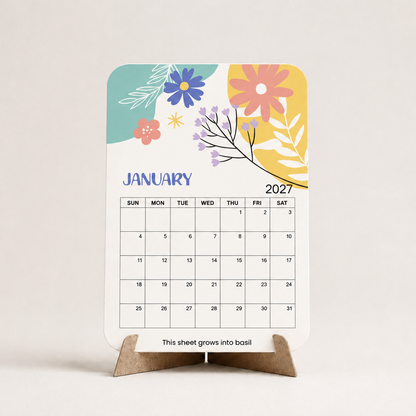 Floral Calendar — Plantable Calendar