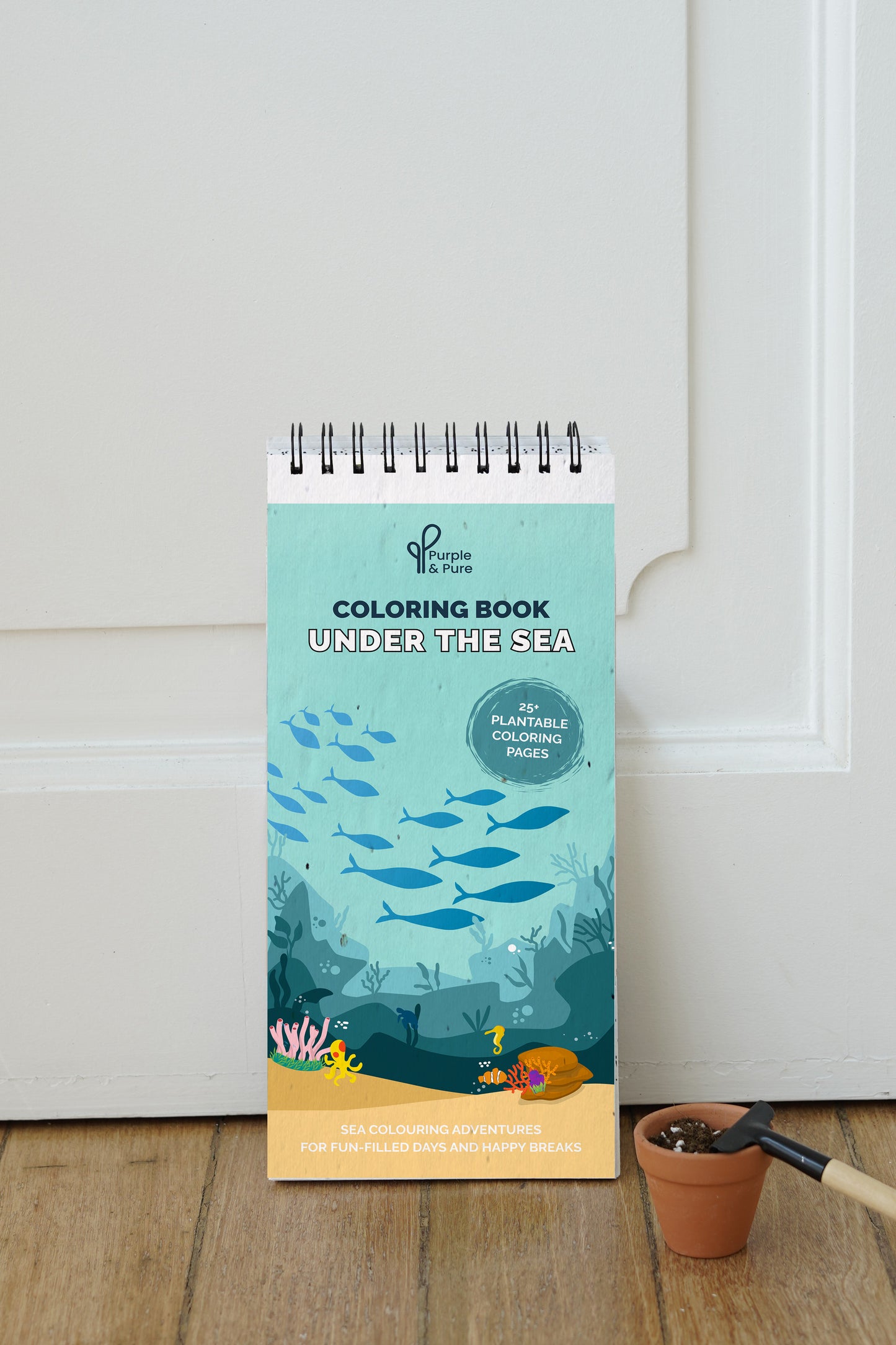 Under the Sea Plantable Coloring Book